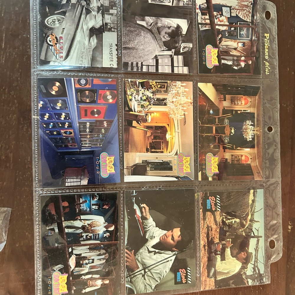 Set/Lot of Collectible Elvis Presley Trading Cards In Sheets - Picture 3 of 16